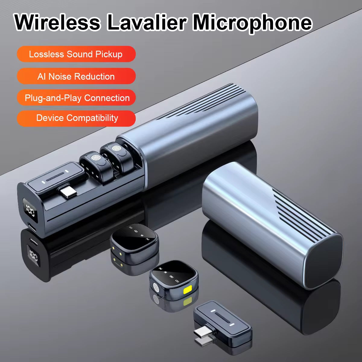 🎤 Microphone Sans Fil Lavalier