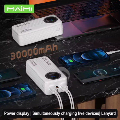 🔋 Power Bank 30000mAh – Puissance