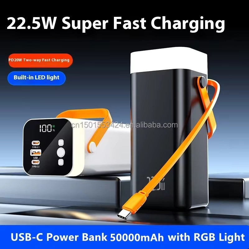 🔋⚡ POWER BANK SPACEX SP-510 – 50000mAh ⚡🔋