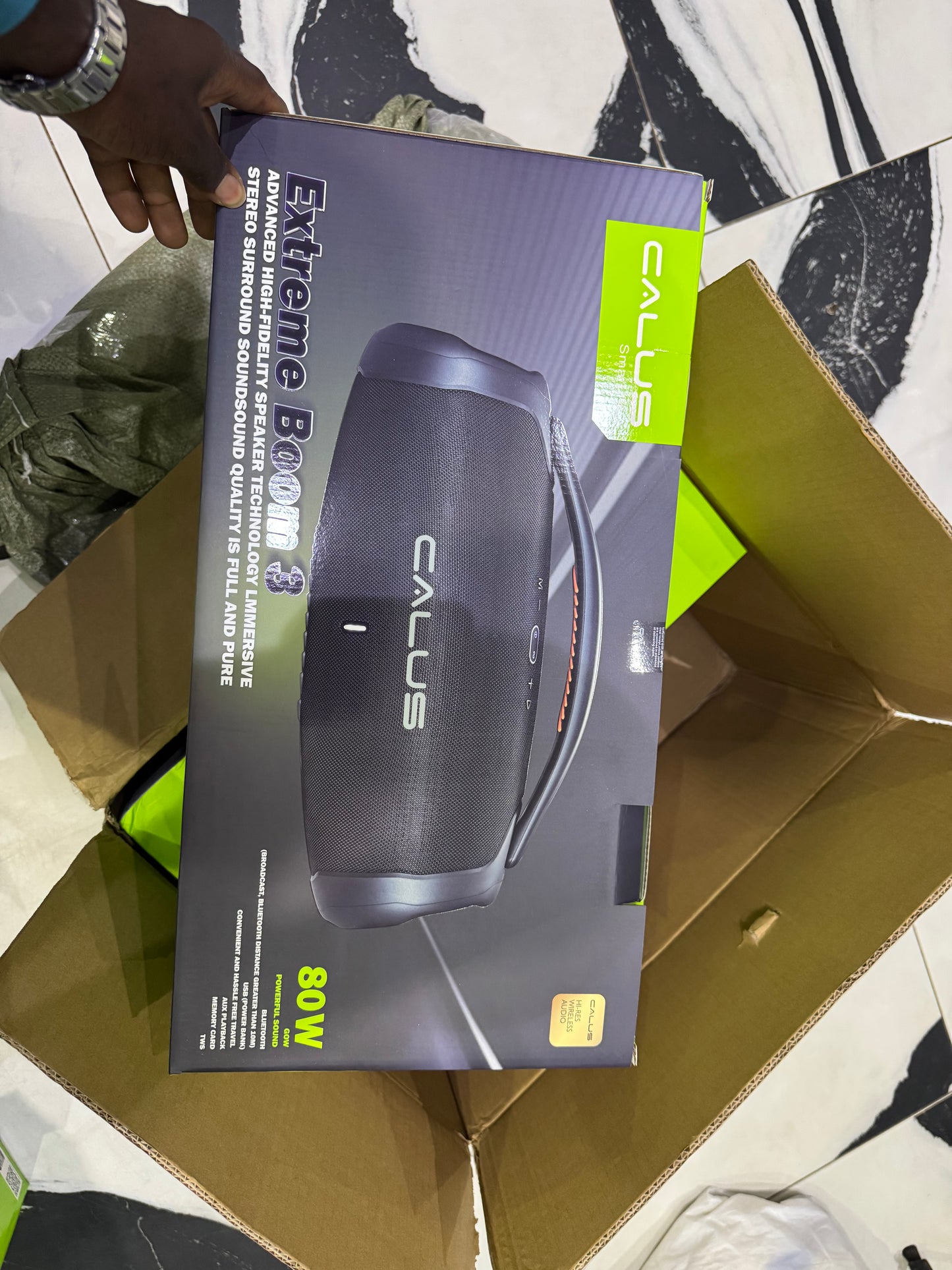 🔊 CALUS Extreme Boom 3 – Enceinte Bluetooth Premium 80W 🔊