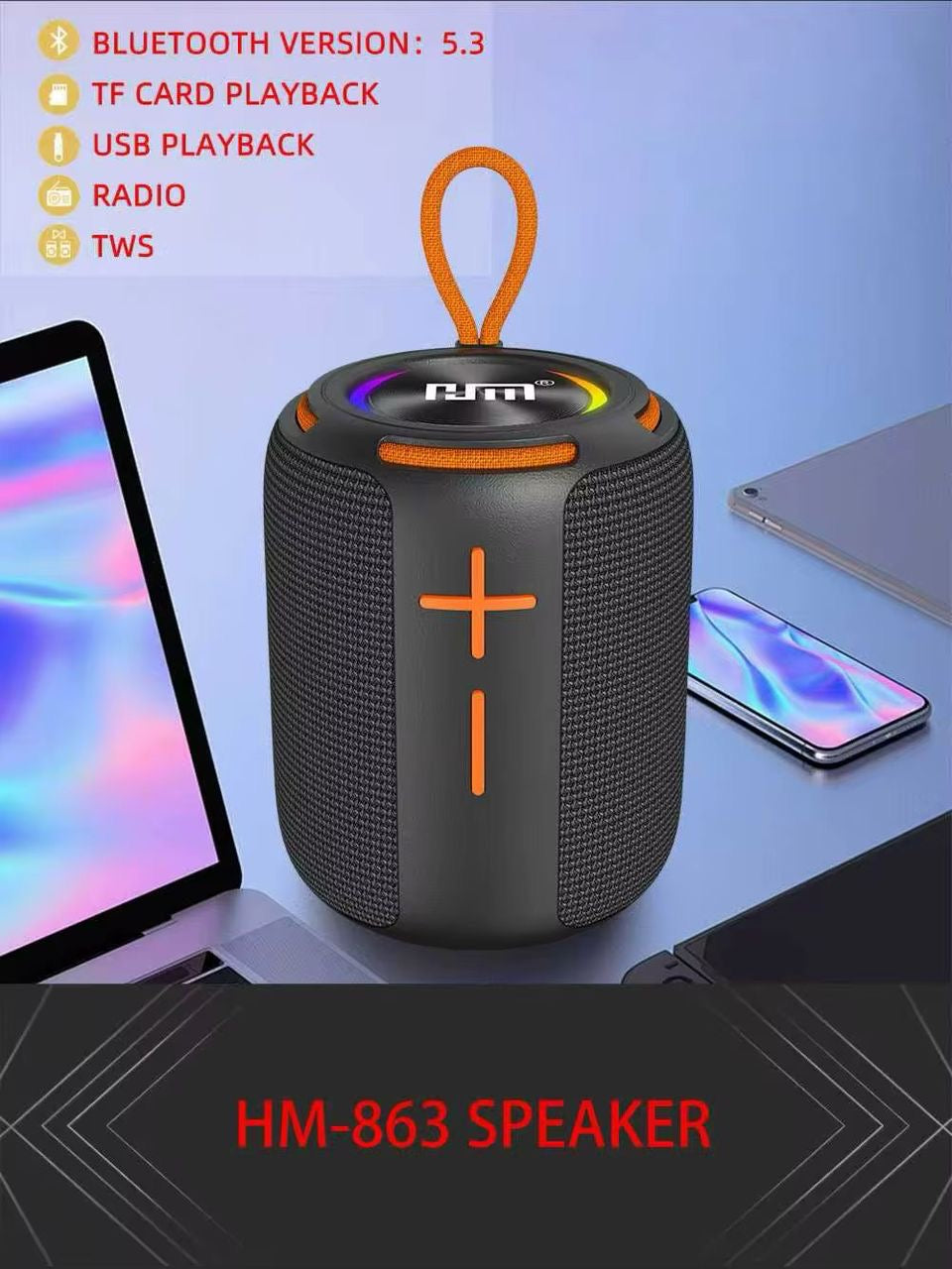 HM-849 Portable IPX4