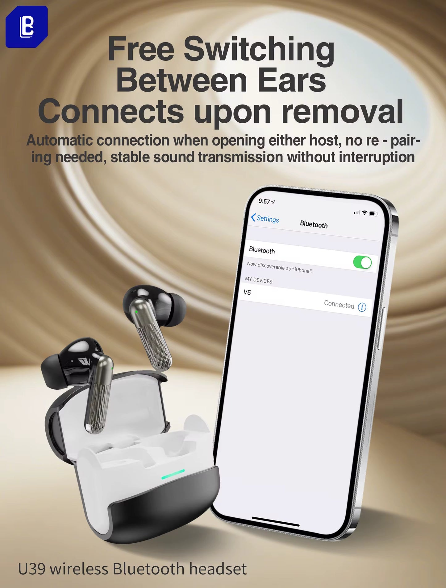 🔥 AIRPODS MÉTAL KM-505