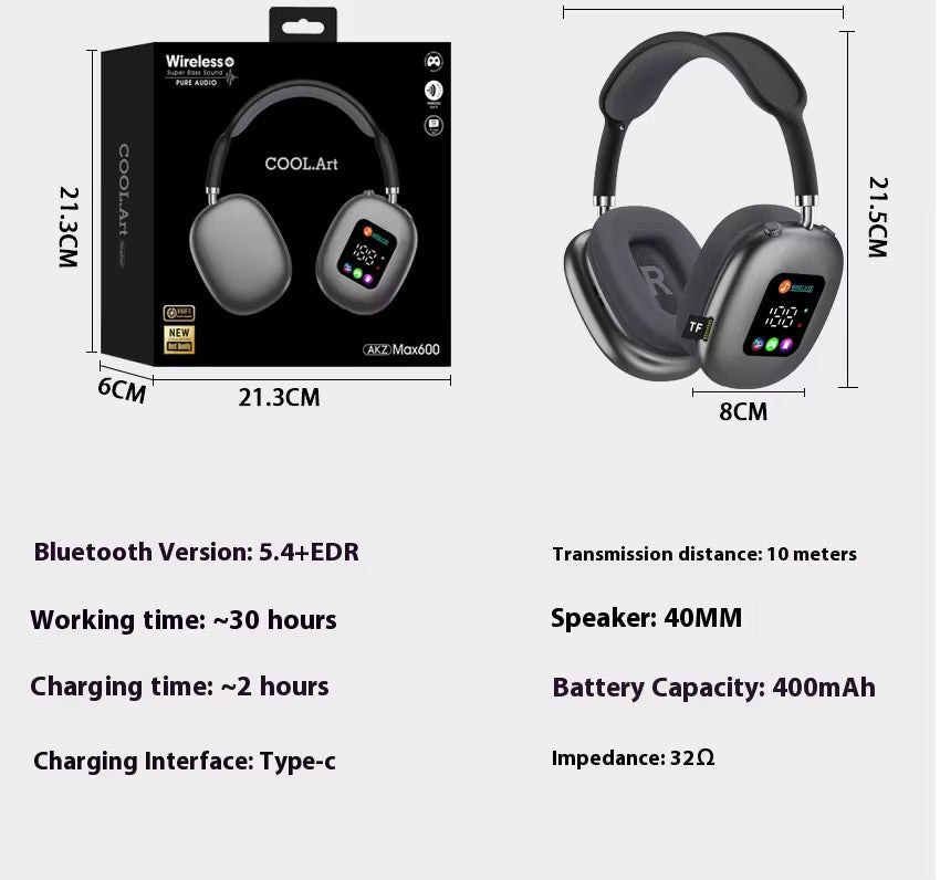 🎧 Casque Bluetooth MAX600