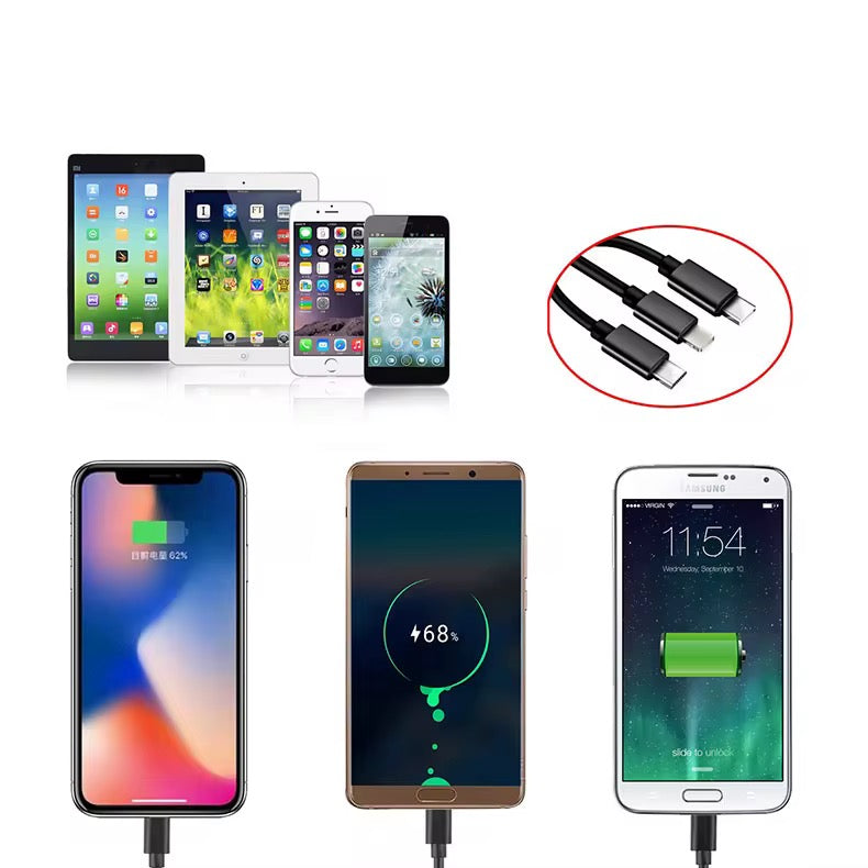 🔌 Chargeur Voiture Multifonction – Recharge Rapide ⚡