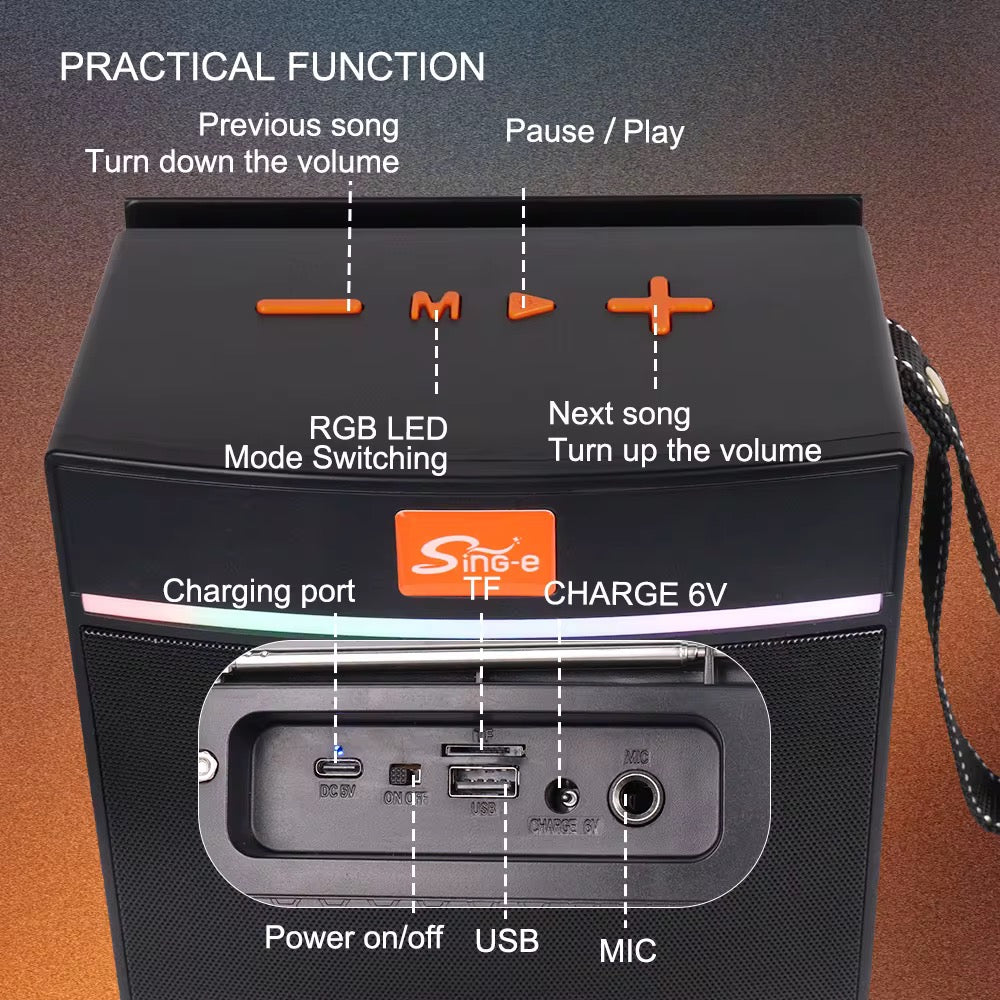 Bluetooth Portable ZQS-822