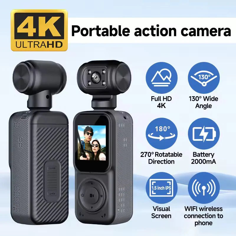📷 Caméra d’Action Portable