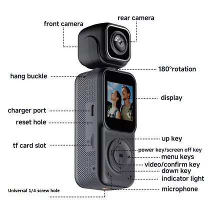 📷 Caméra d’Action Portable