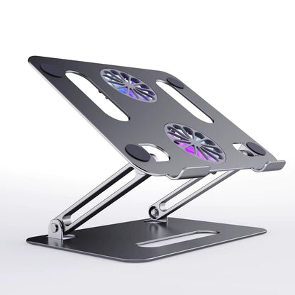Support PC Portable avec Double Ventilateurs
