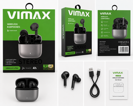 🎧 Écouteurs Sans Fil VIMAX G13 PRO