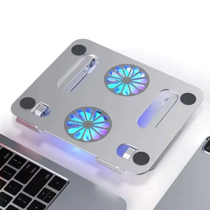 Support PC Portable avec Double Ventilateurs