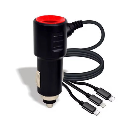 🔌 Chargeur Voiture Multifonction – Recharge Rapide ⚡