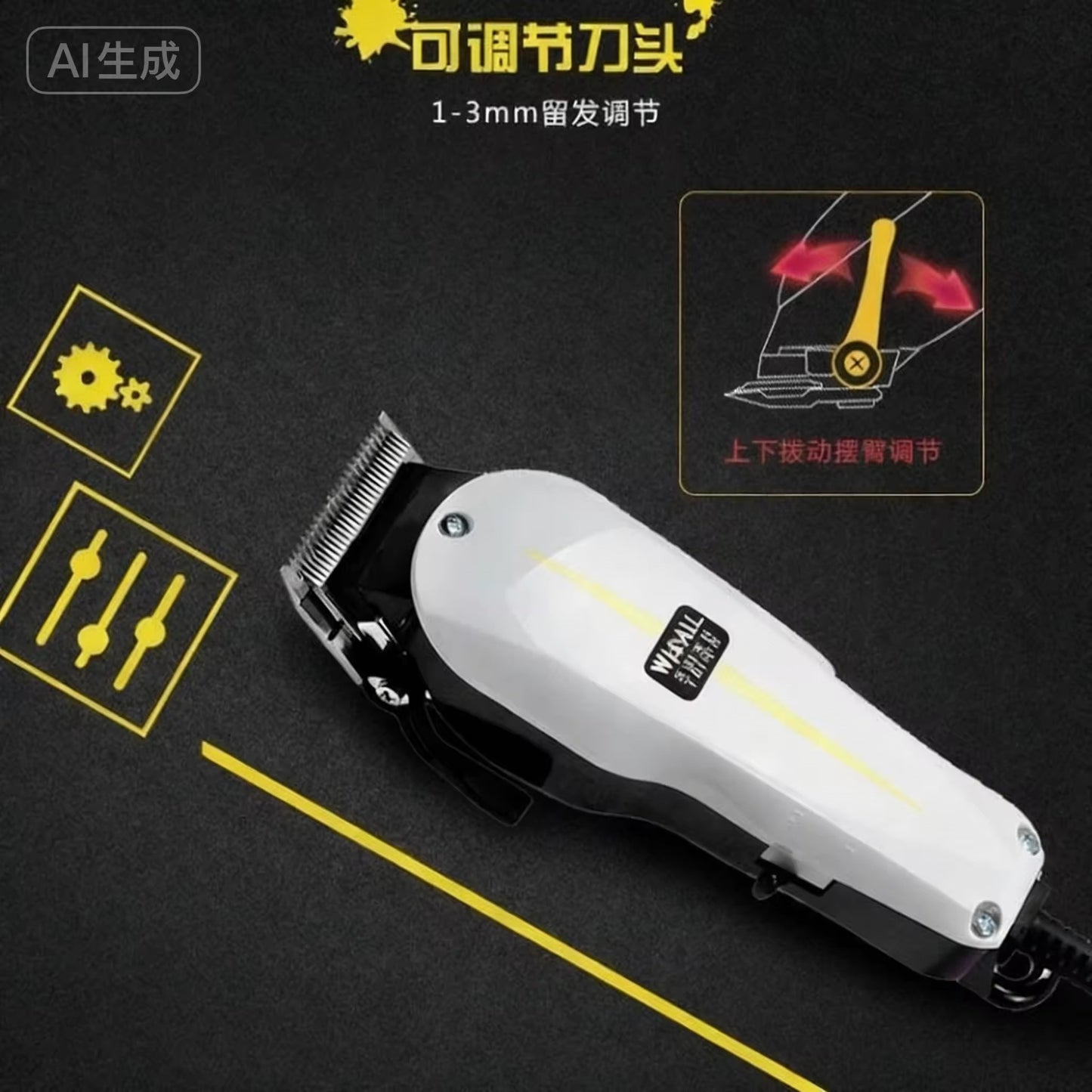 📊 WIAIHEL Professional Hair Clipper