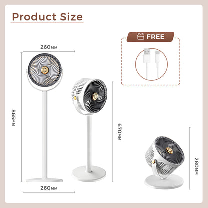 VENTILATEUR SUR PIED MODERNE – PUISSANCE & CONFORT