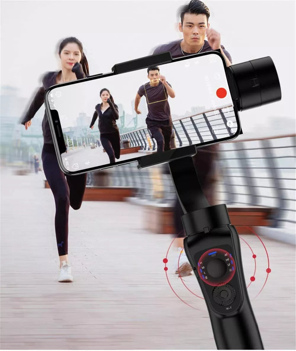 📱 STABILISATEUR GIMBAL 3 AXES POUR SMARTPHONE – VIDÉOS PROFESSIONNELLES