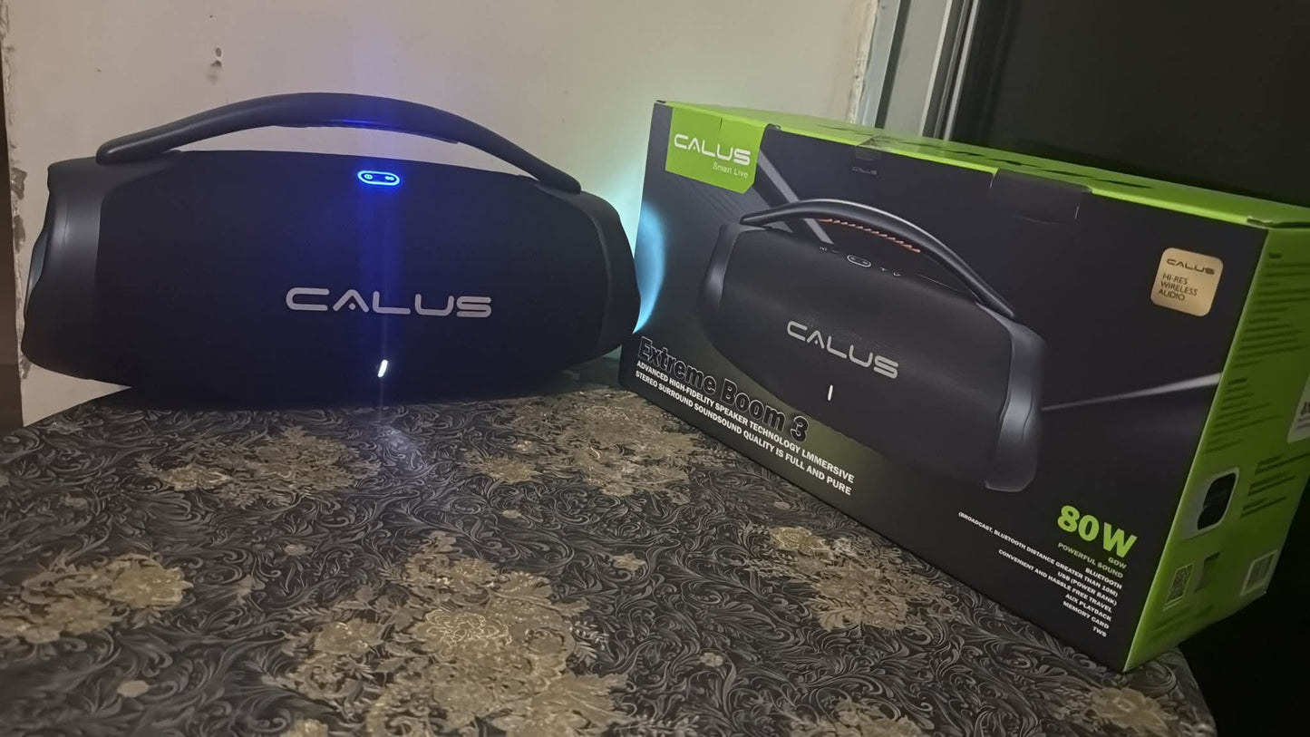 🔊 CALUS Extreme Boom 3 – Enceinte Bluetooth Premium 80W 🔊