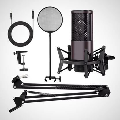 🎙️ Kit Microphone Podcast Professionnel