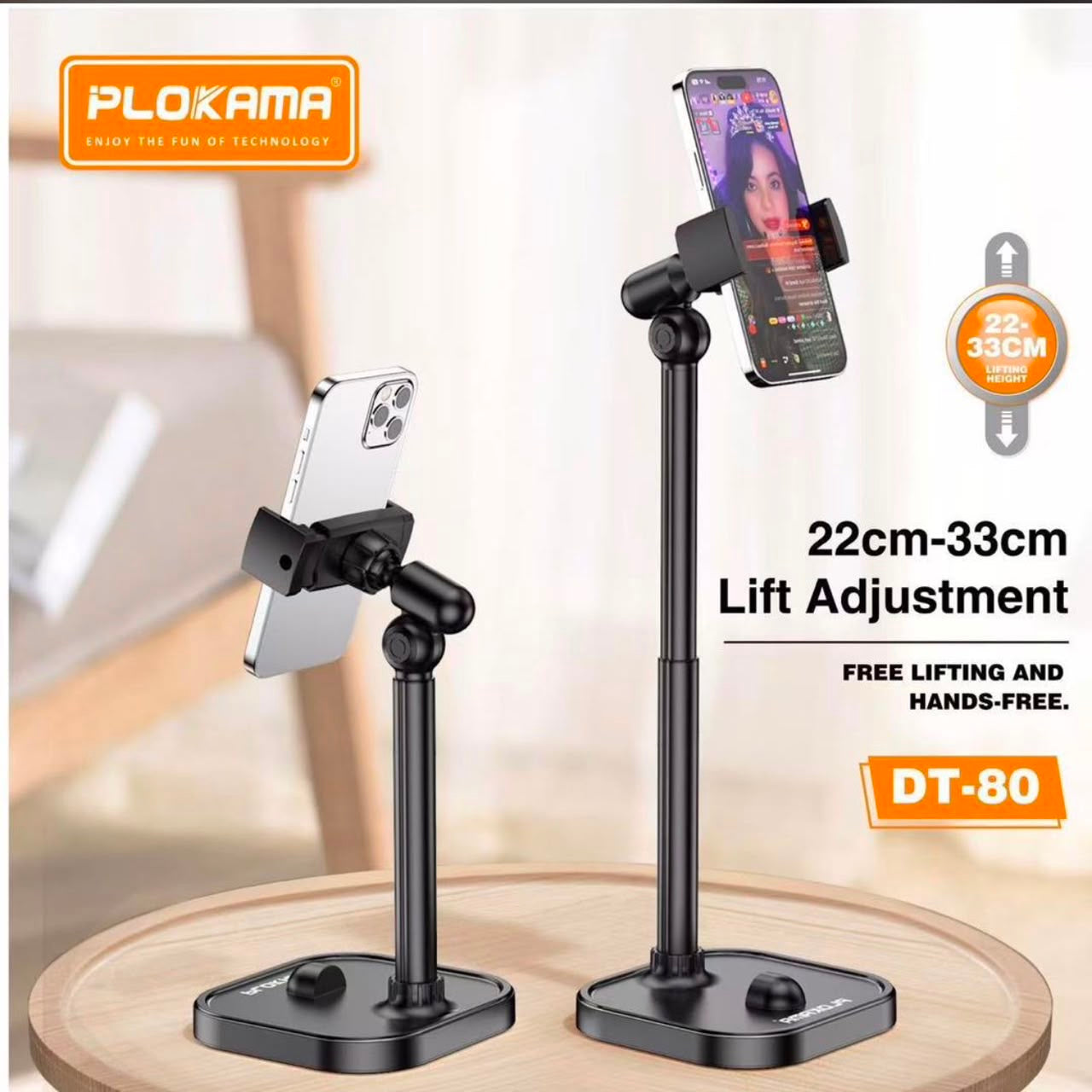 📱 Plokama DT-100 – Le support réglable idéal pour votre smartphone et votre tablette !
