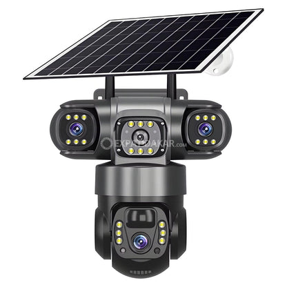 🔥 CAMÉRA DE SURVEILLANCE SOLAIRE