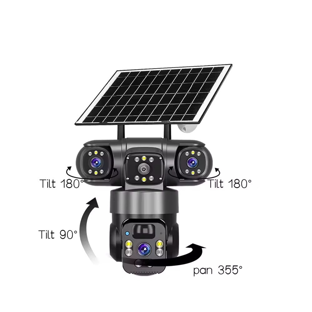 🔥 CAMÉRA DE SURVEILLANCE SOLAIRE