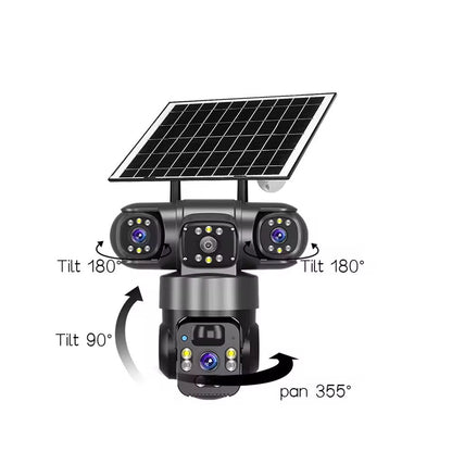 🔥 CAMÉRA DE SURVEILLANCE SOLAIRE