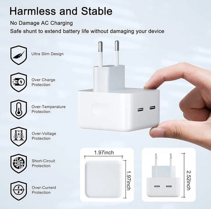 ⚡ CHARGEUR RAPIDE iPHONE 50W – ULTRA PUISSANT