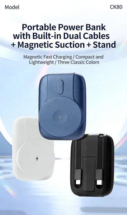 POWER BANK SA-30 – MAGNÉTIQUE SANS FIL
