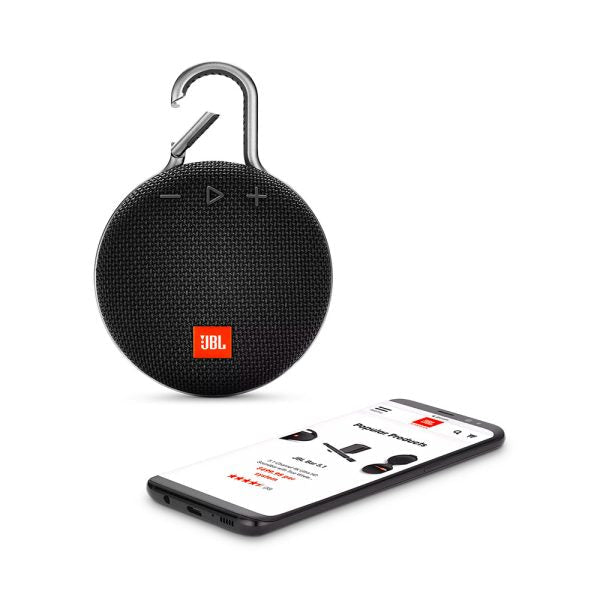 JBL Clip 3 Black Portable Bluetooth