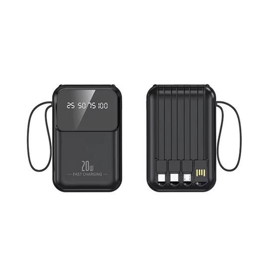 Power Bank Filaire avec Torche LED