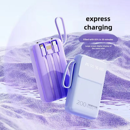 Power Bank Filaire avec Torche LED