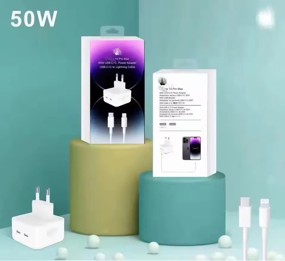 Chargeur iPhone 50w